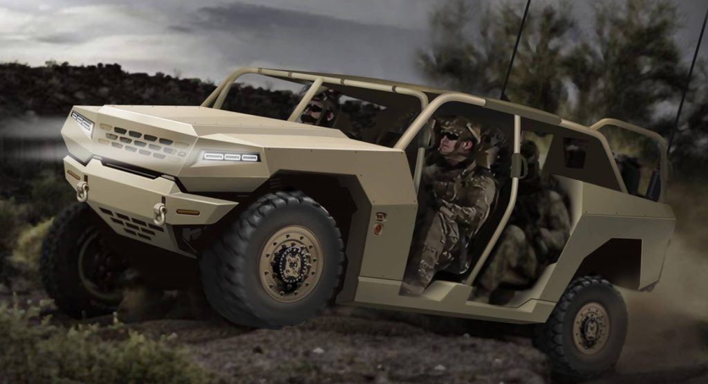 This Is Not A New Humvee, But Kia’s Upcoming Mohave-Based Military Vehicle