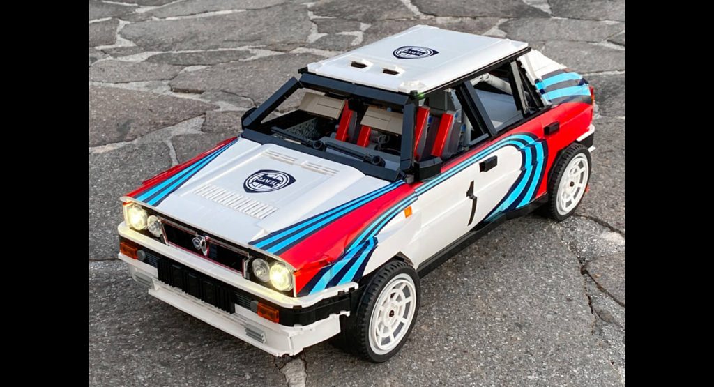  LEGO Lancia Delta Integrale Rally Car Took 15 Months To Build, Looks Epic