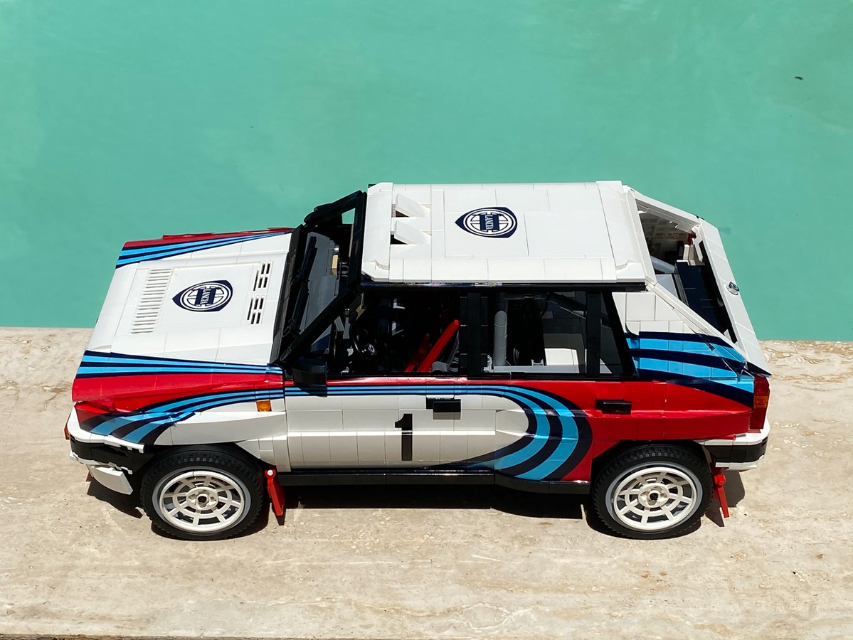 LEGO Lancia Delta Integrale Rally Car Took 15 Months To Build, Looks Epic