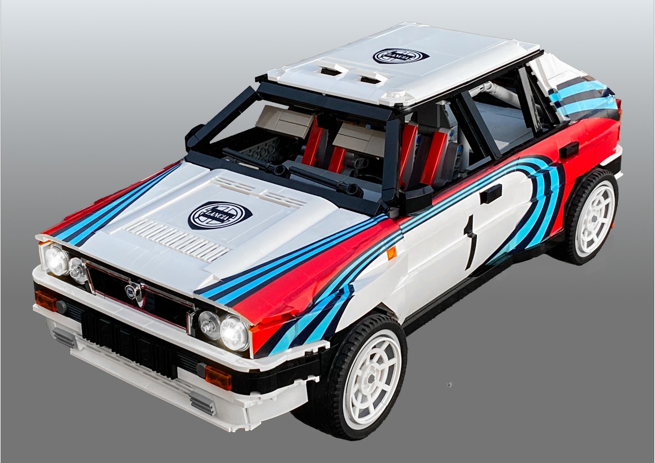 LEGO Lancia Delta Integrale Rally Car Took 15 Months To Build, Looks Epic