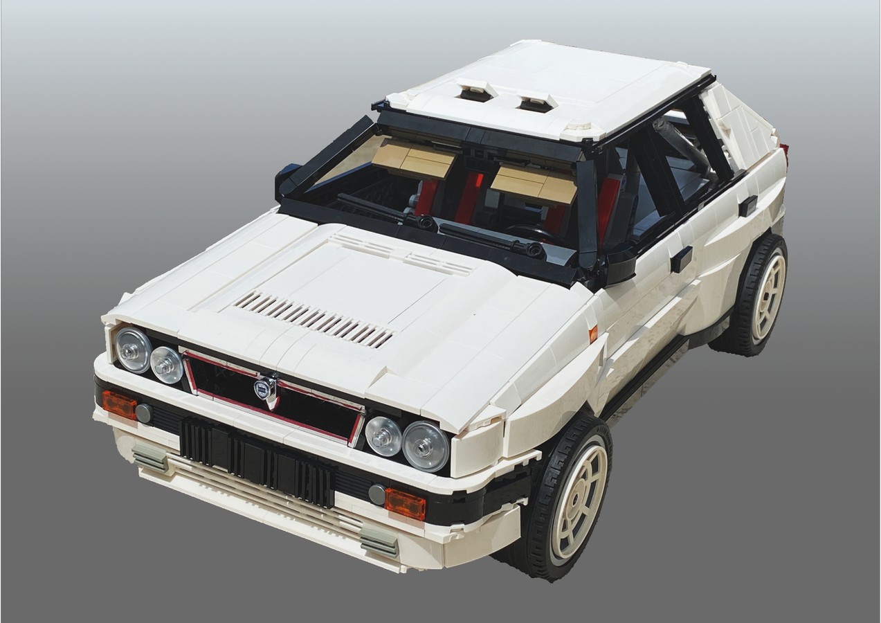 LEGO Lancia Delta Integrale Rally Car Took 15 Months To Build, Looks Epic