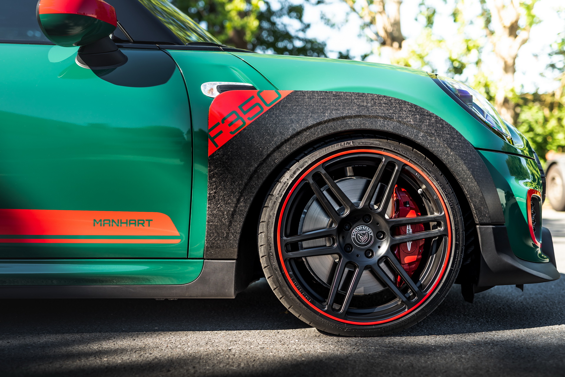 Manhart’s GP3 F350 Mini JCW GP Gets 345 HP, British Racing Green Paintjob