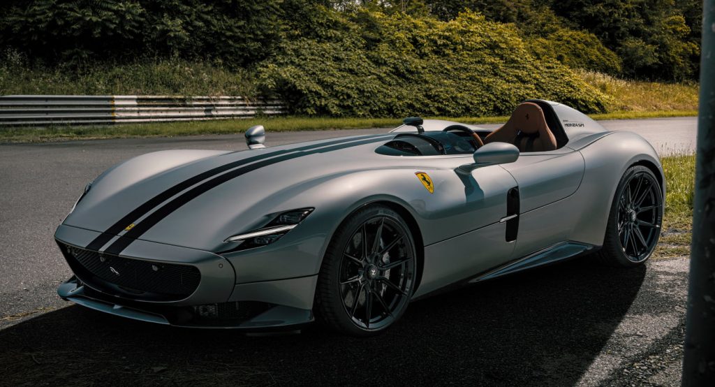  Novitec’s Ferrari Monza SP1 Has 832 HP, Gold Plated Exhaust