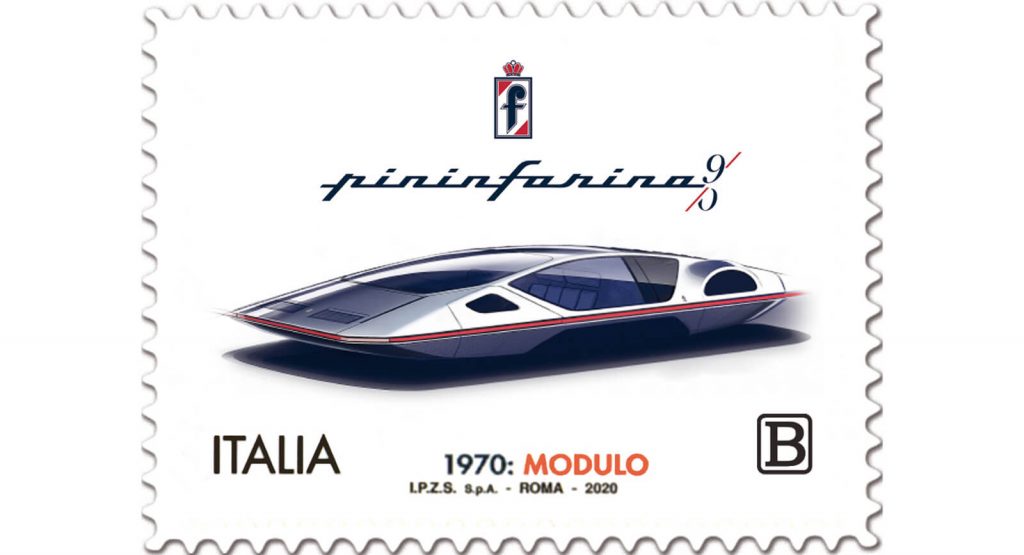  Innovative 1970 Pininfarina Modulo Concept Celebrated In Official Stamp