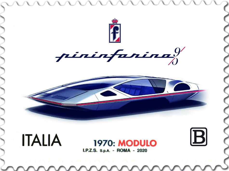 Innovative 1970 Pininfarina Modulo Concept Celebrated In Official Stamp