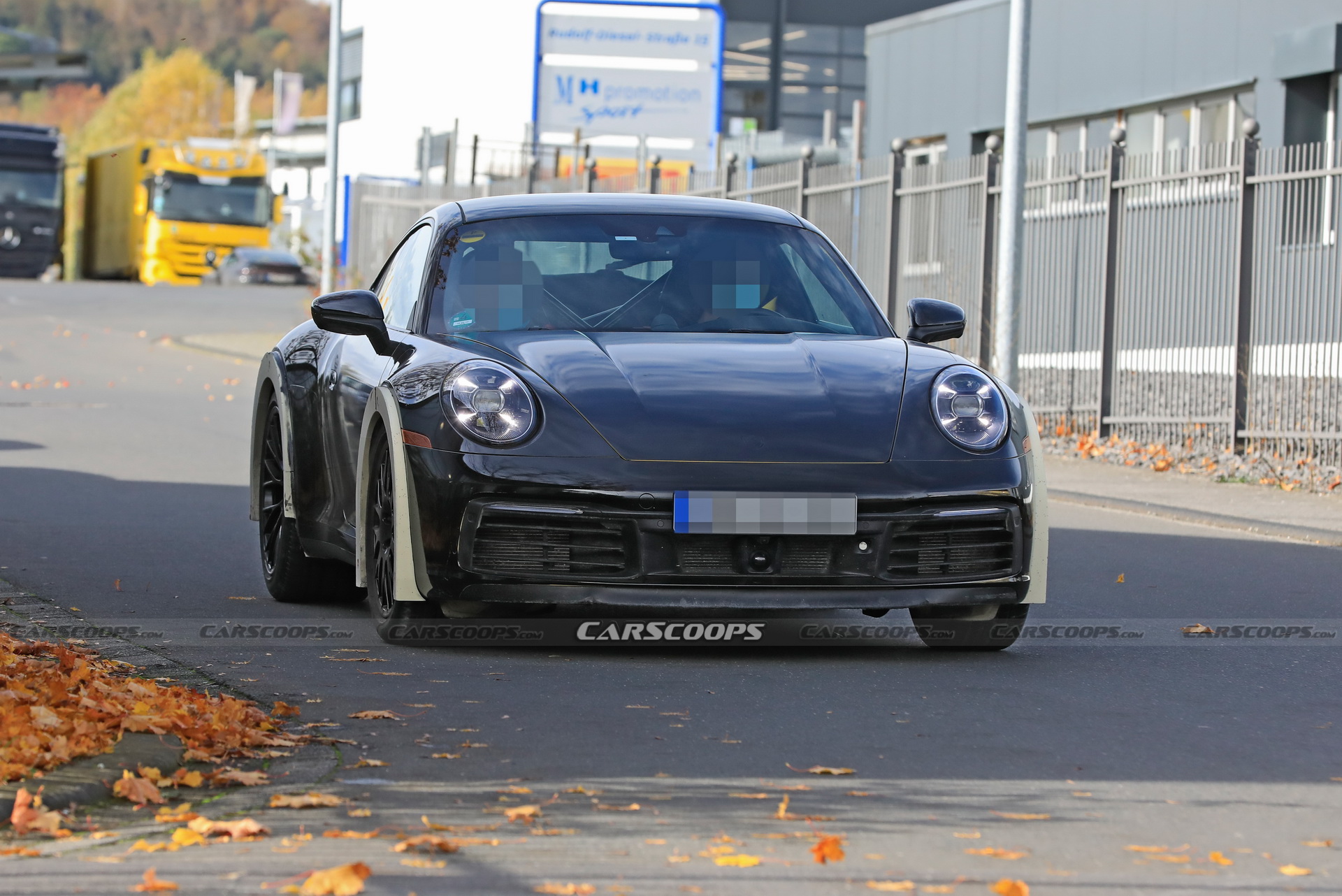 Porsche Spied Testing Weird High-Riding 911 On The Nurburgring