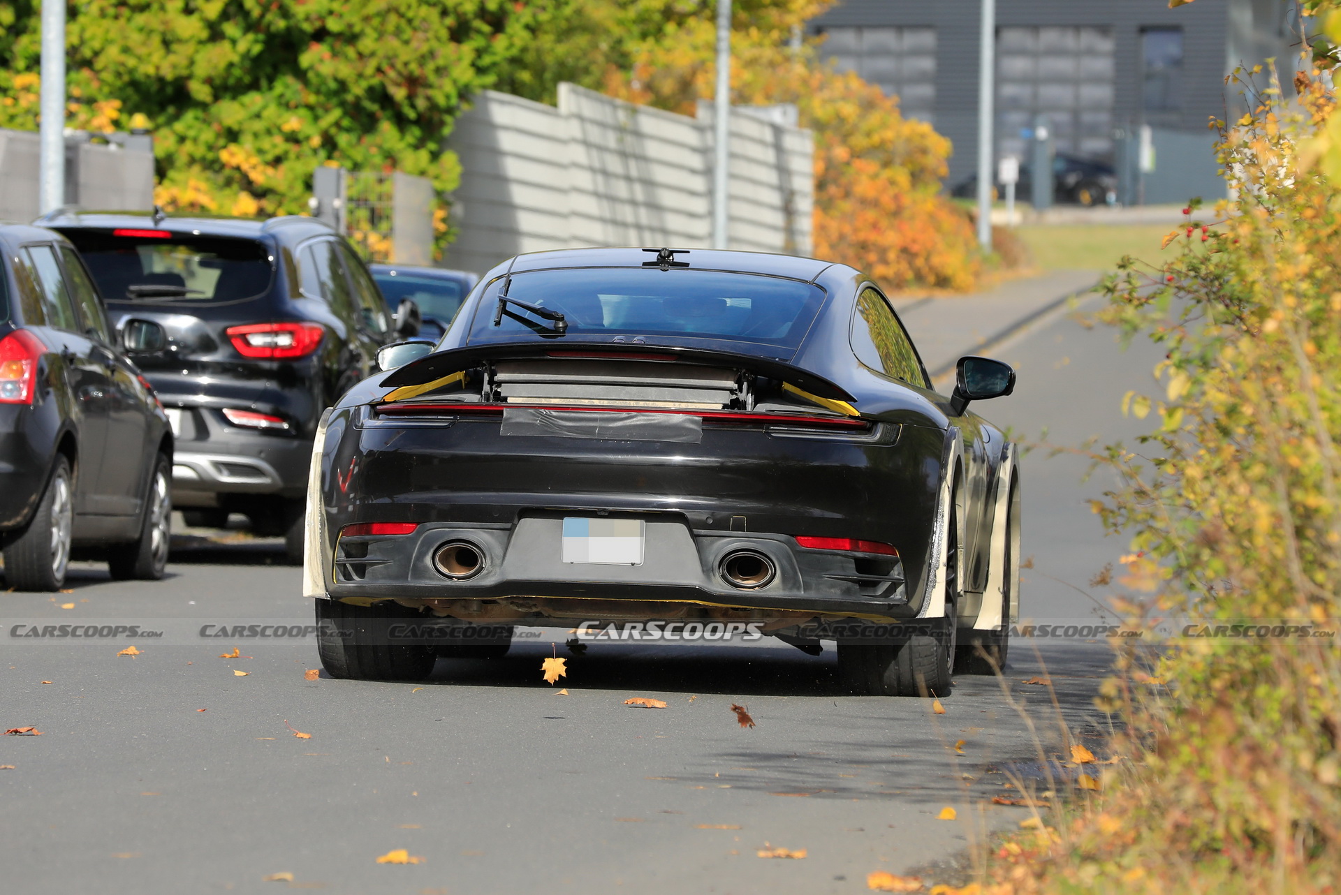 Porsche Spied Testing Weird High-Riding 911 On The Nurburgring