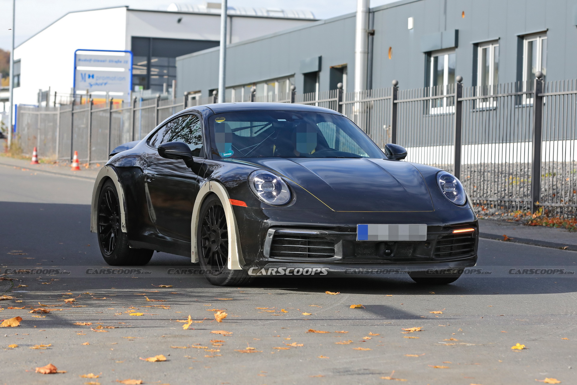 Porsche Spied Testing Weird High-Riding 911 On The Nurburgring