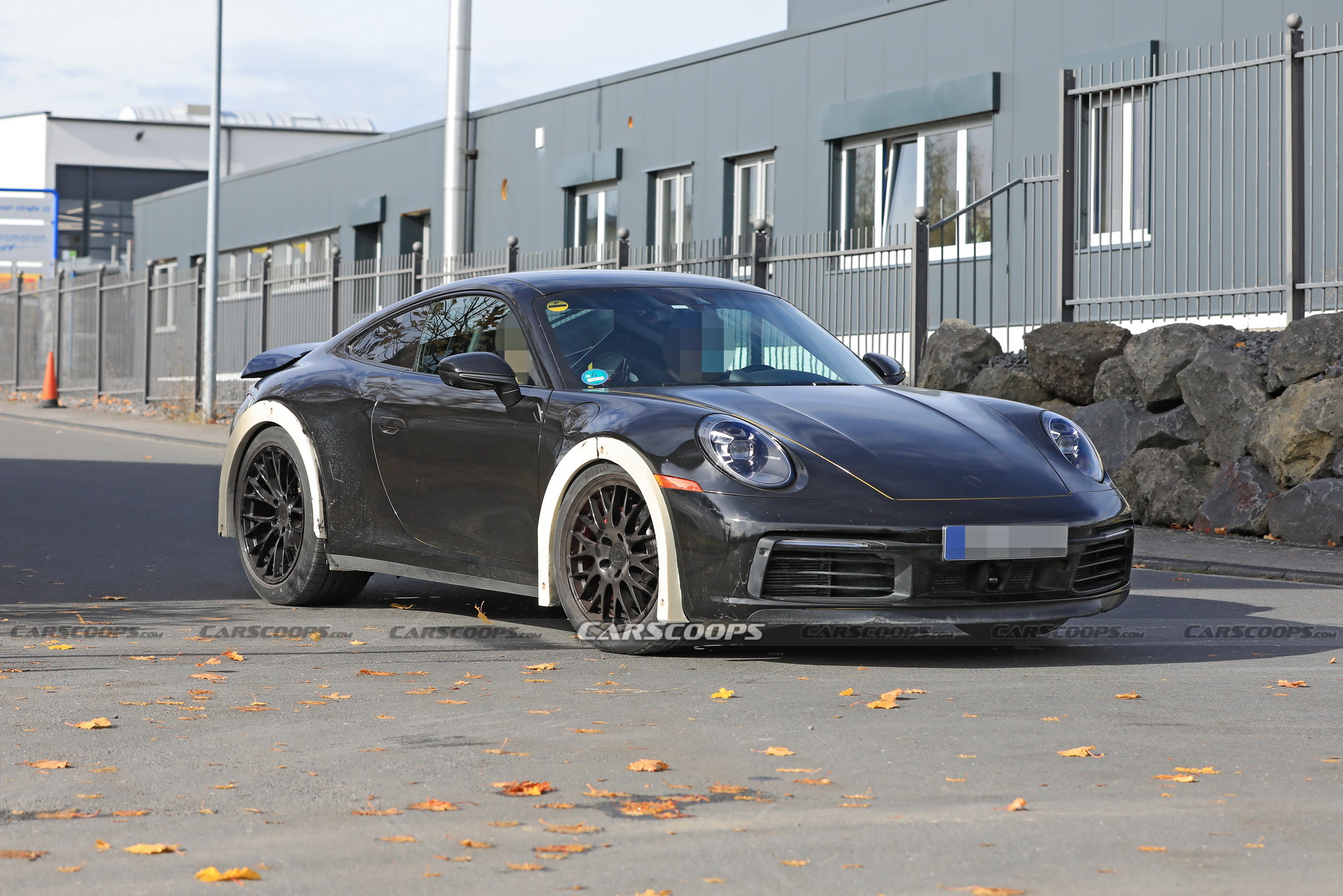 Porsche Spied Testing Weird High-Riding 911 On The Nurburgring