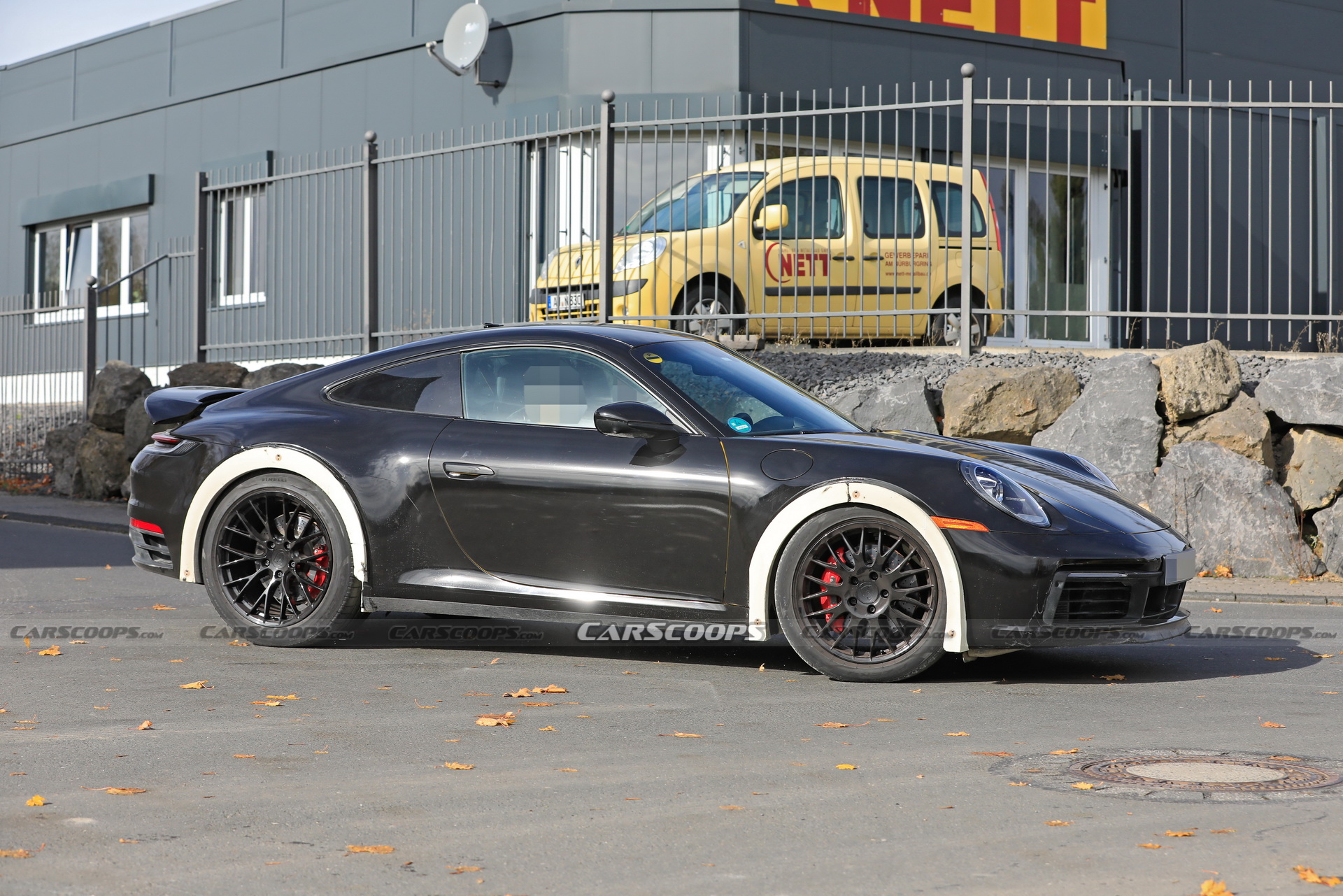 Porsche Spied Testing Weird High-Riding 911 On The Nurburgring