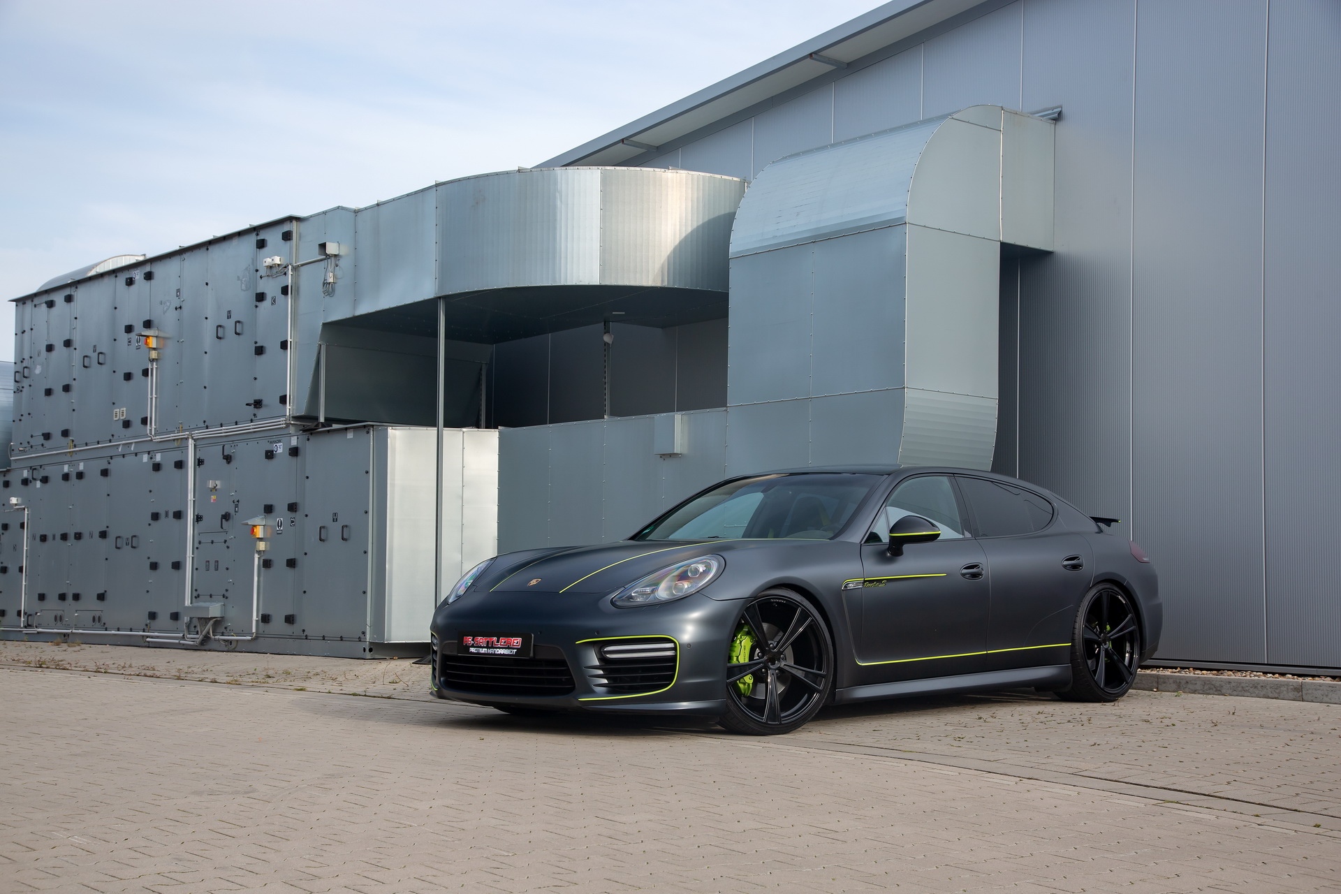 Behold A Porsche Panamera Interior With A Pagani-Like Steering Wheel And Lambo-Sourced Leather