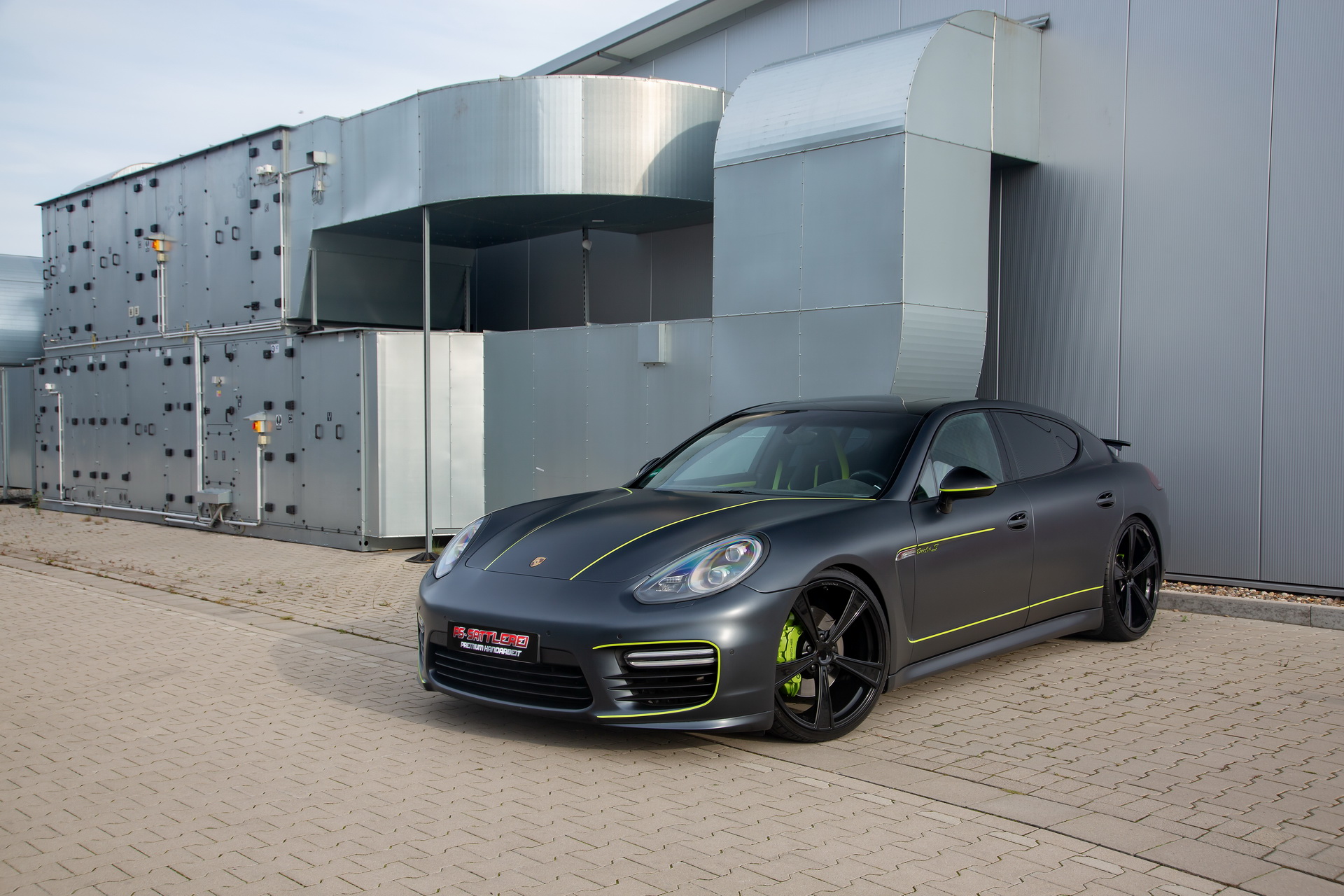 Behold A Porsche Panamera Interior With A Pagani-Like Steering Wheel And Lambo-Sourced Leather