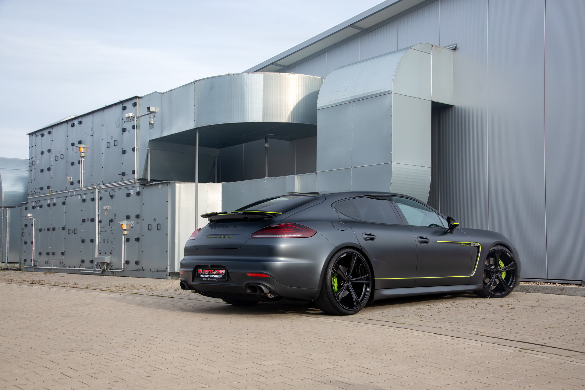 Behold A Porsche Panamera Interior With A Pagani-Like Steering Wheel And Lambo-Sourced Leather