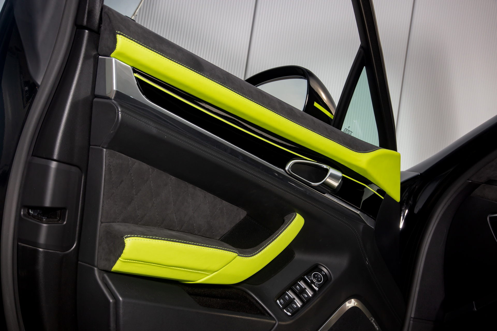 Behold A Porsche Panamera Interior With A Pagani-Like Steering Wheel And Lambo-Sourced Leather