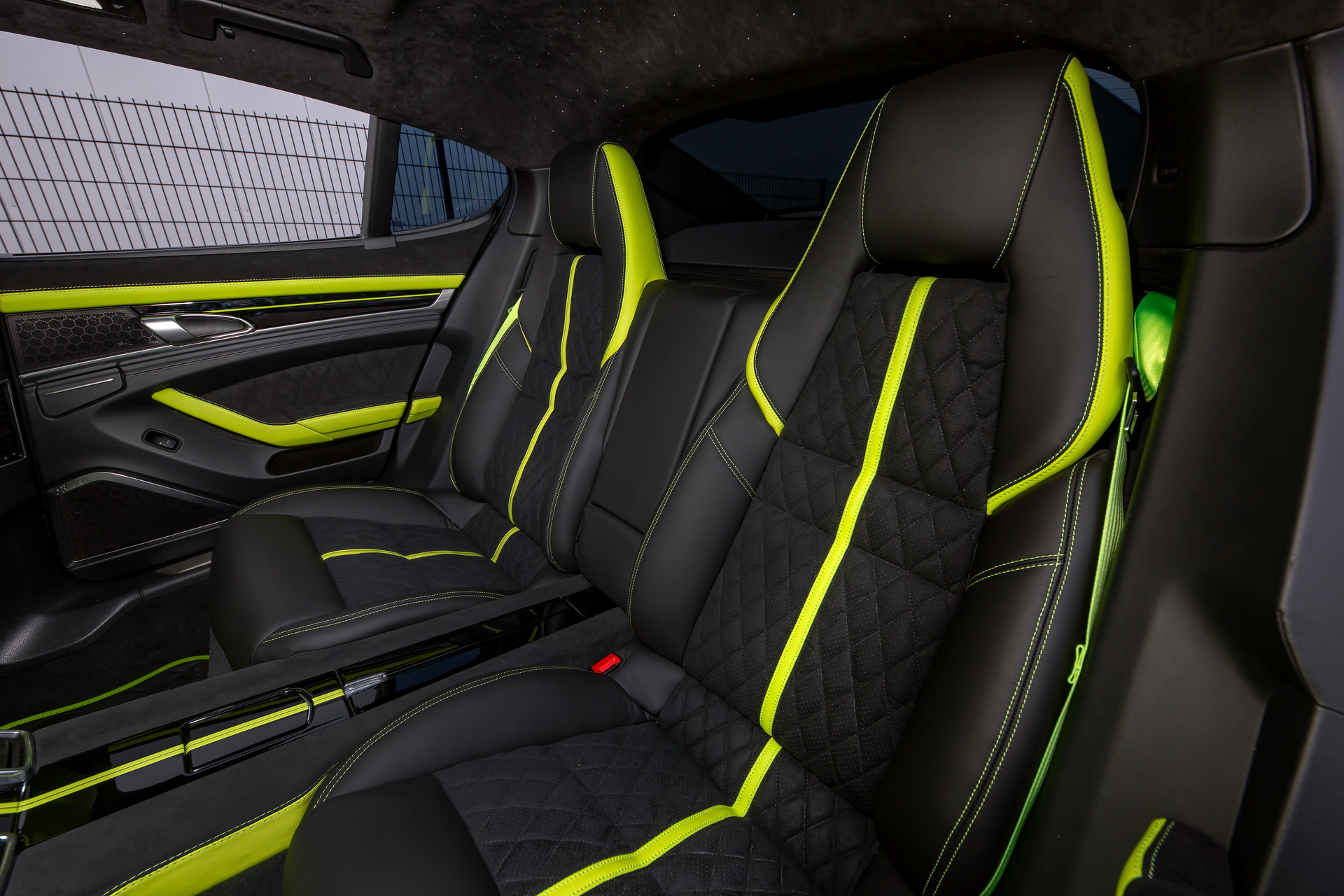 Behold A Porsche Panamera Interior With A Pagani-Like Steering Wheel And Lambo-Sourced Leather