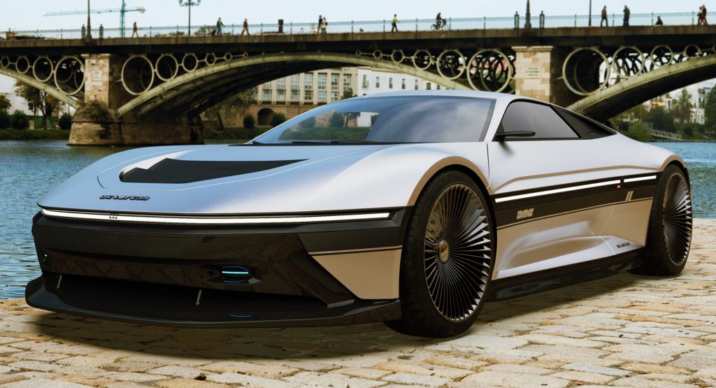  This Modern-Day Take On The DeLorean DMC-12 Is A Futuristic EV Wrapped In Stylish Stainless Steel