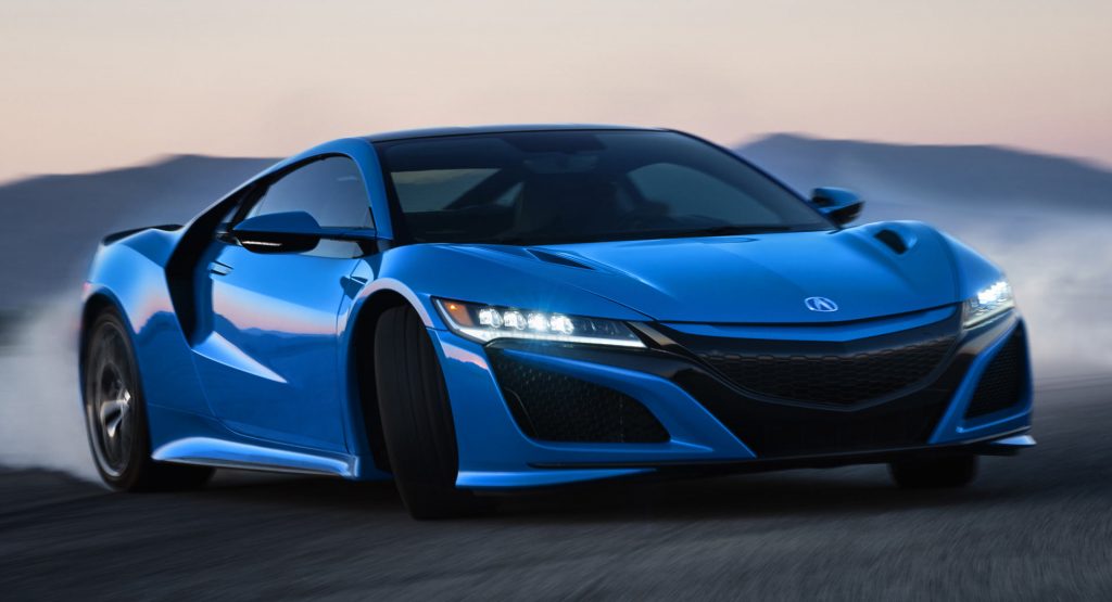  Acura NSX Drifts Into 2021 With Heritage-Inspired Long Beach Blue Pearl Paint Job