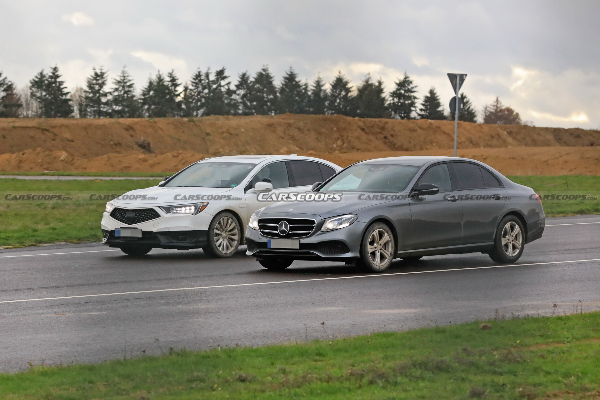2021 Honda Legend Facelift Caught Testing Its Level 3 Driver-Assistance System