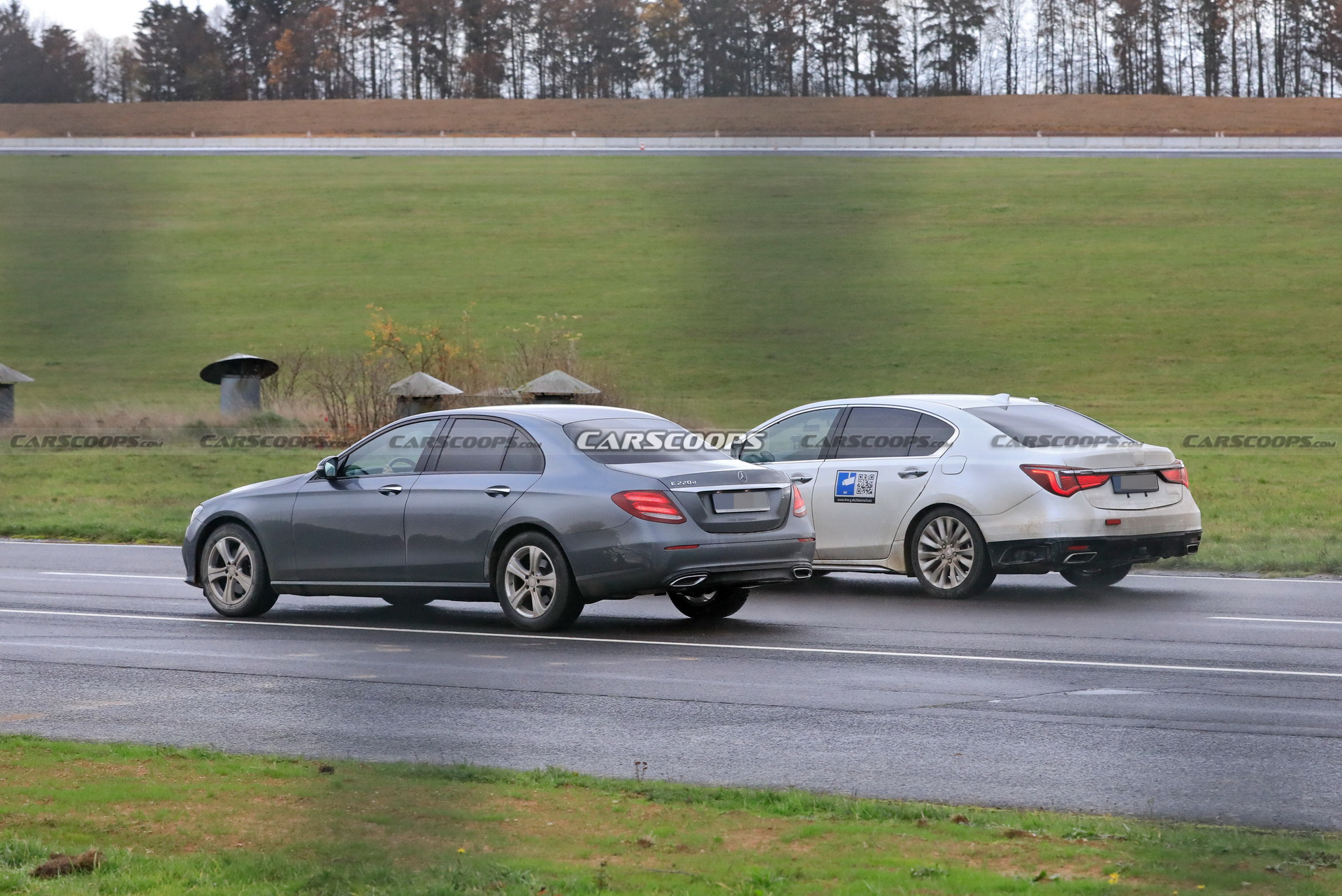 2021 Honda Legend Facelift Caught Testing Its Level 3 Driver-Assistance System