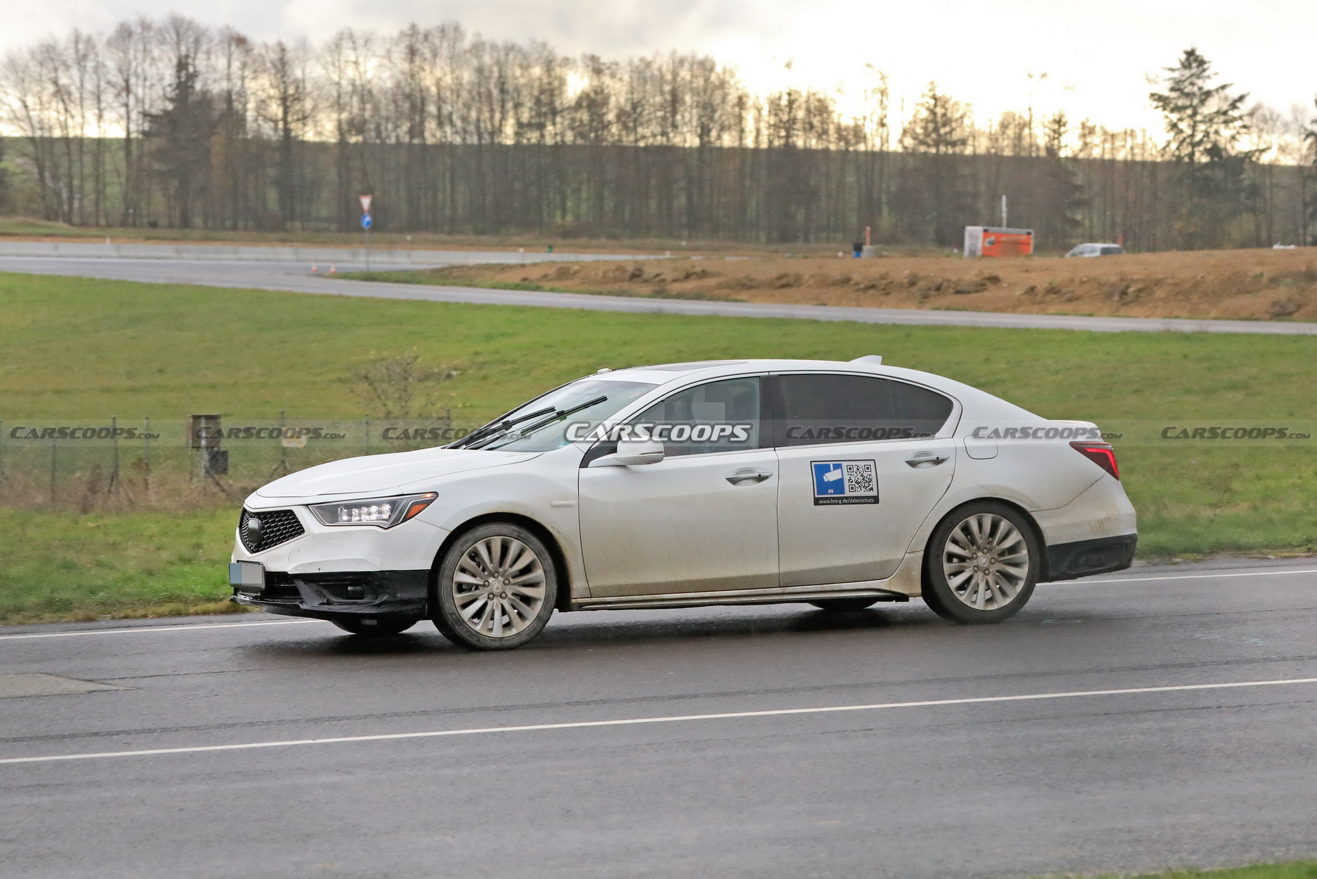 2021 Honda Legend Facelift Caught Testing Its Level 3 Driver-Assistance System