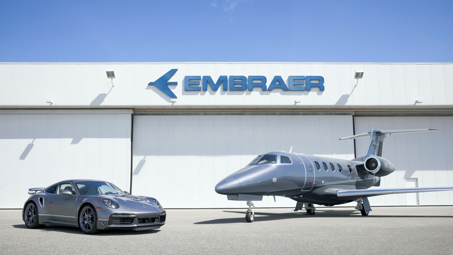 You Can Now Get A Matching Porsche 911 Turbo S For Your Embraer Private Jet