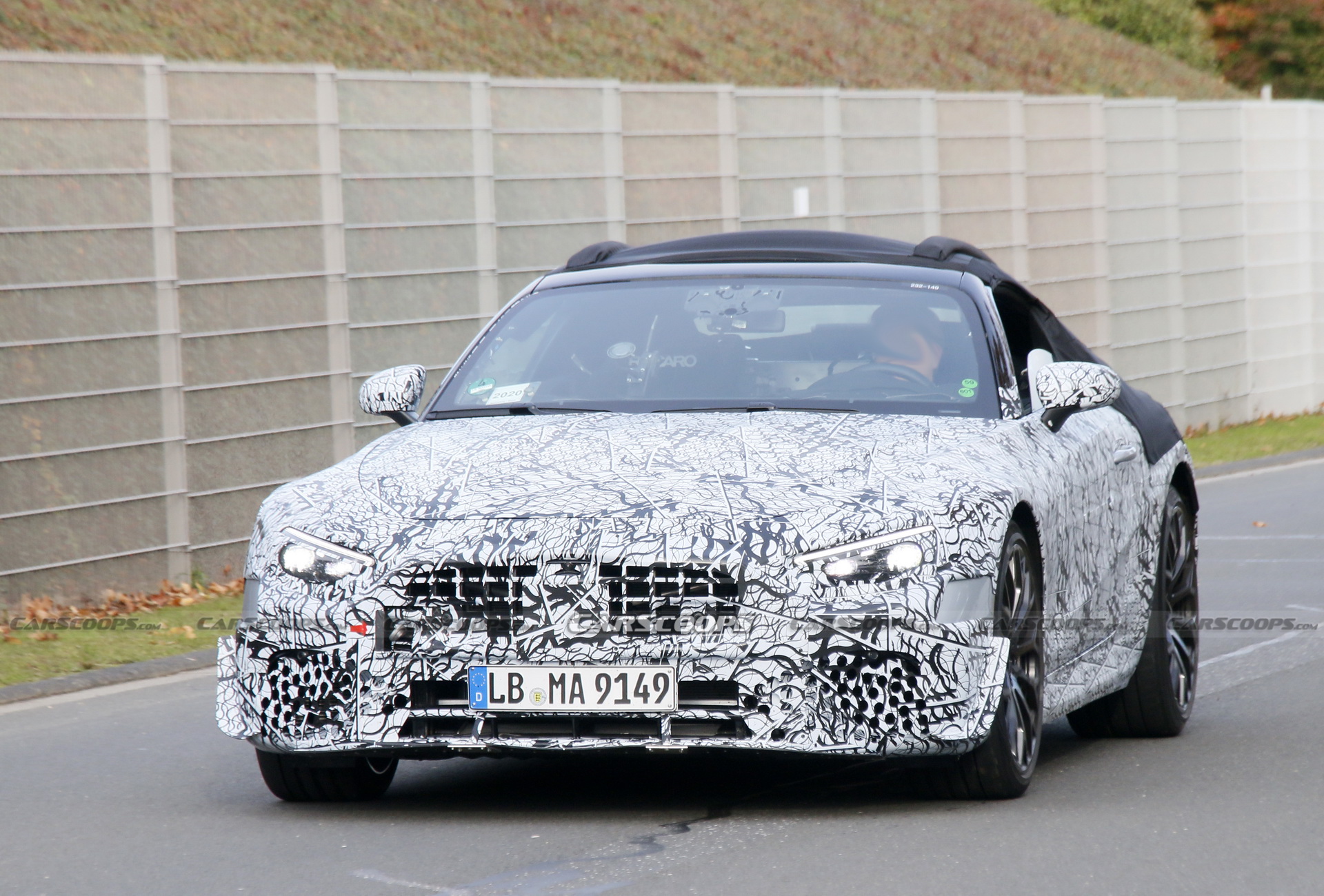 2021 Mercedes-AMG SL Reveals More Of Itself In New Spy Shots, Including A Glimpse Of The Interior