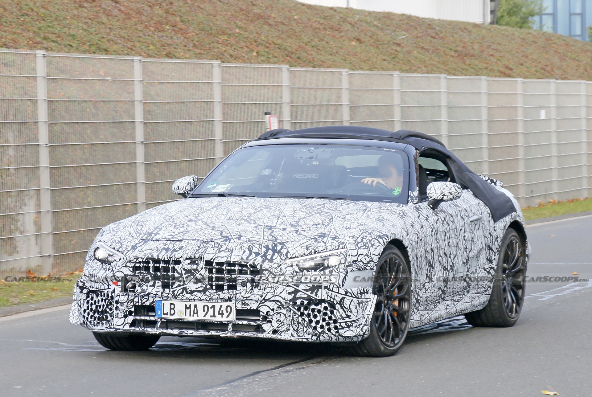 2021 Mercedes-AMG SL Reveals More Of Itself In New Spy Shots, Including A Glimpse Of The Interior