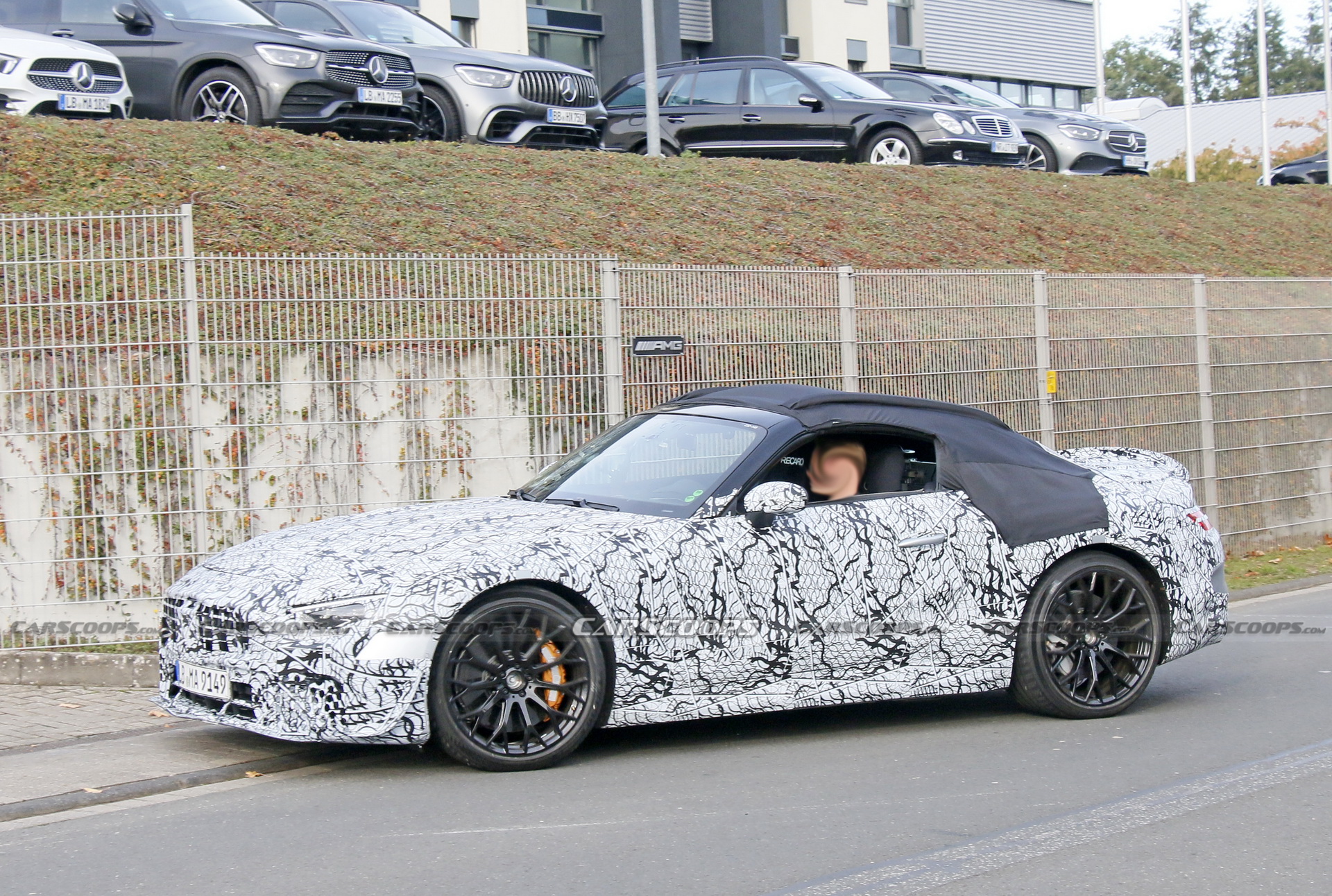 2021 Mercedes-AMG SL Reveals More Of Itself In New Spy Shots, Including A Glimpse Of The Interior