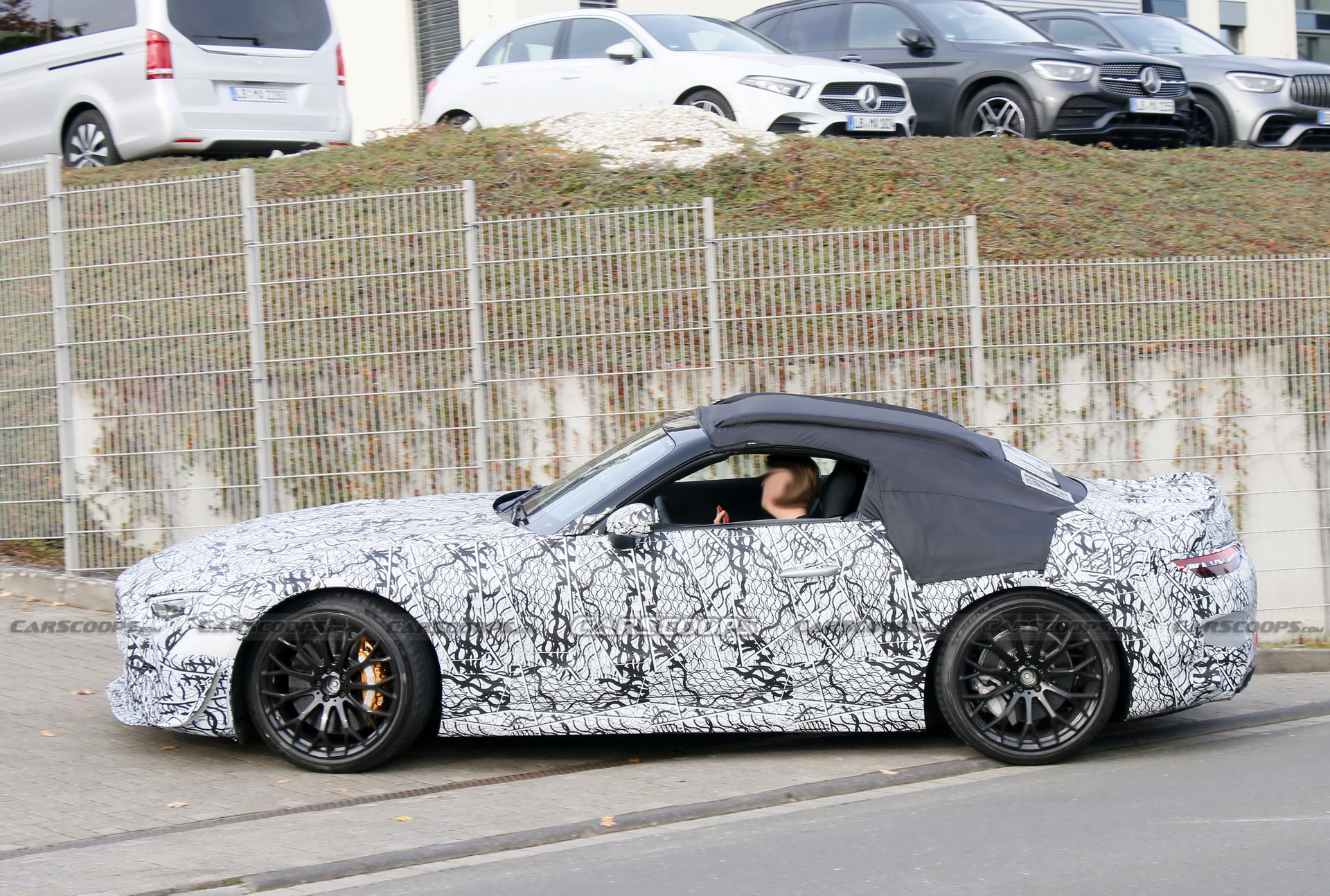 2021 Mercedes-AMG SL Reveals More Of Itself In New Spy Shots, Including A Glimpse Of The Interior