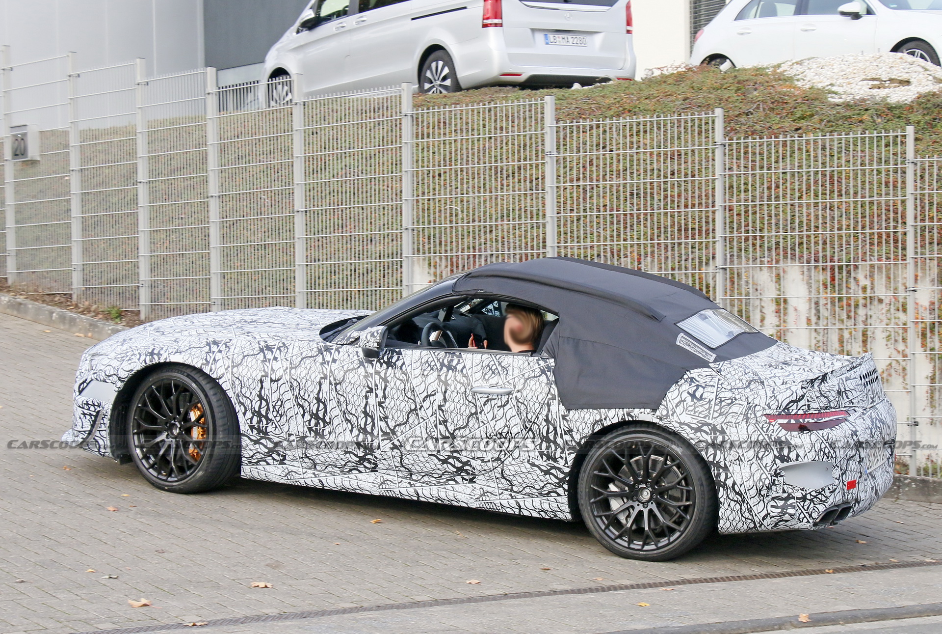 2021 Mercedes-AMG SL Reveals More Of Itself In New Spy Shots, Including A Glimpse Of The Interior