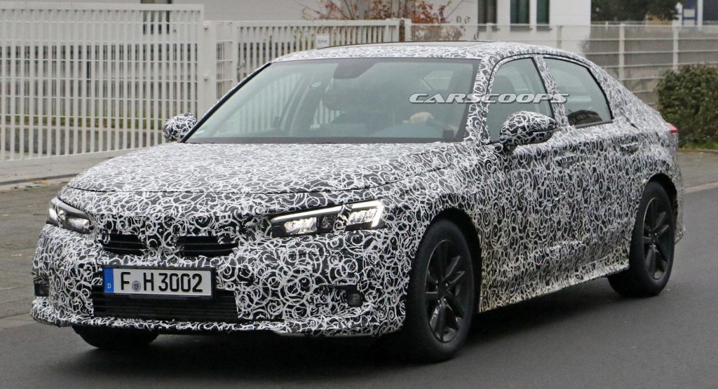 2022 Honda Civic Sedan Spotted With A More Formal Design