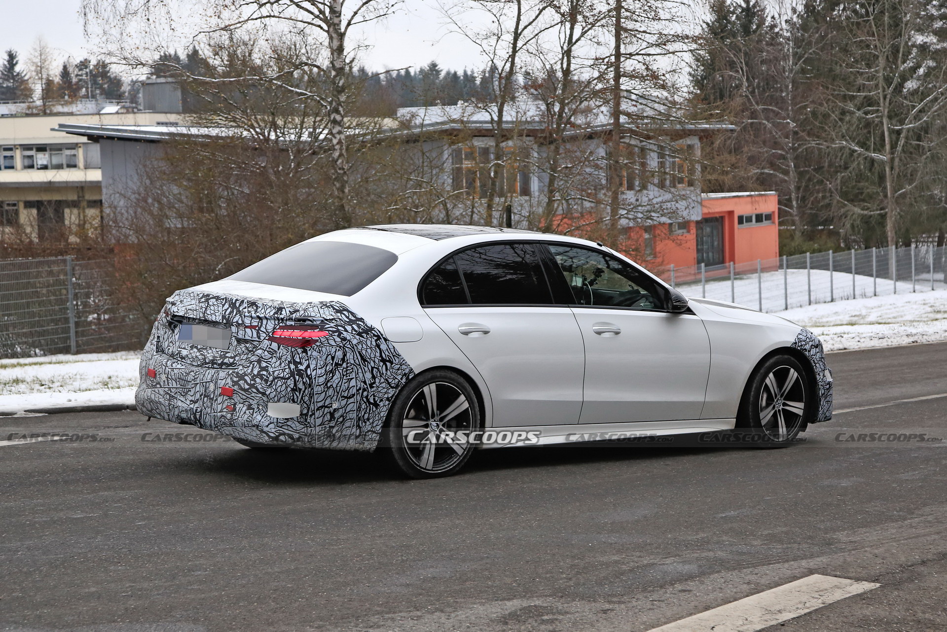 2022 Mercedes-Benz C-Class Sedan Gives Off Miniature S-Class Vibes In Latest Spy Photos