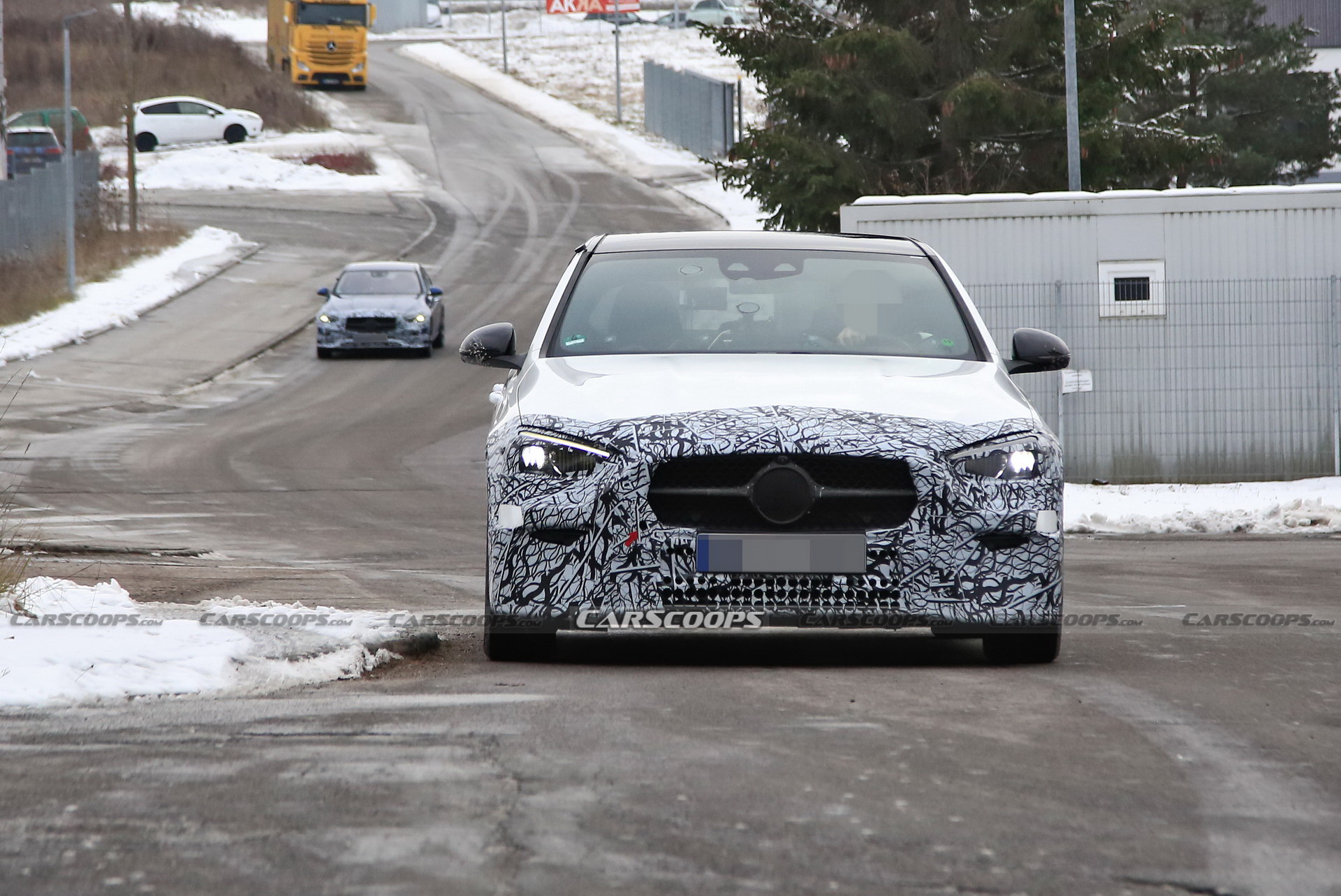 2022 Mercedes-Benz C-Class Sedan Gives Off Miniature S-Class Vibes In Latest Spy Photos