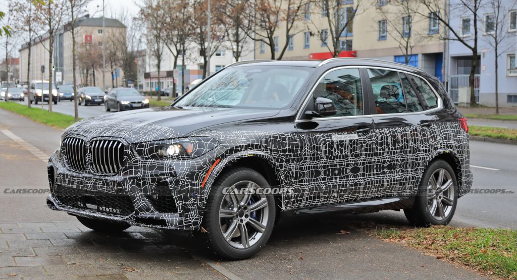  2022 BMW X5 Facelift Makes Spy Debut Revealing Very Little