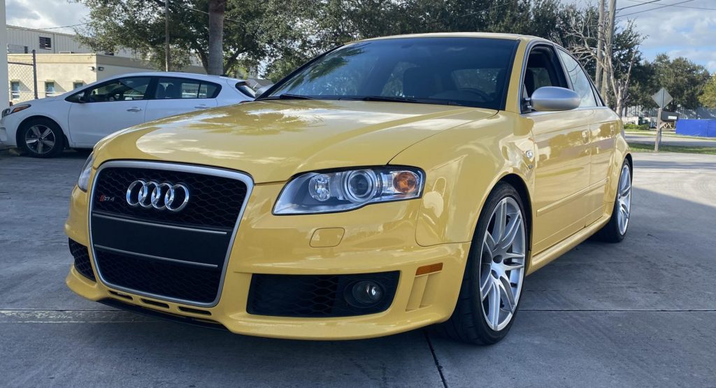  Care For A 2007 Audi RS4 Finished In Imola Yellow?