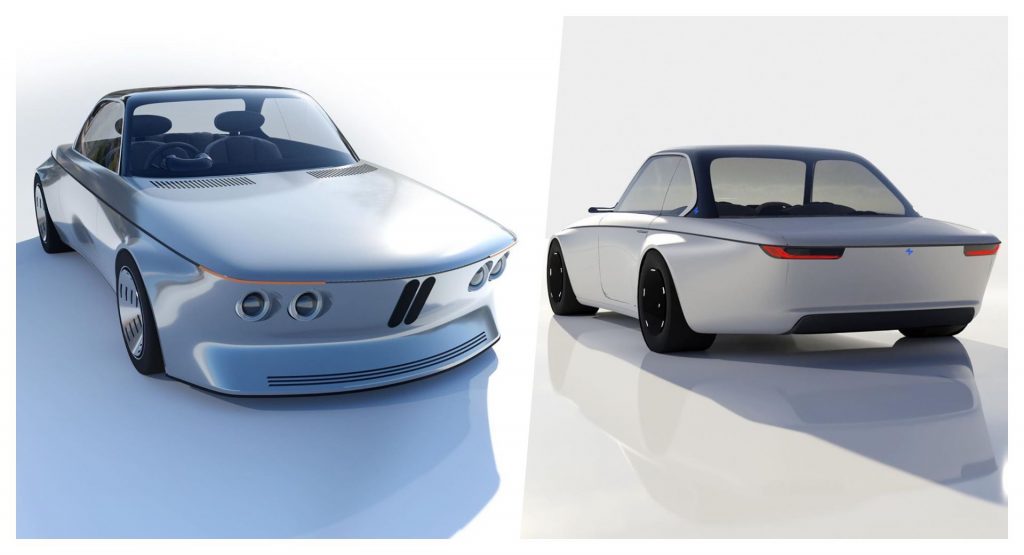  BMW EV9 Design Study Takes The E9 Coupe Into The Electric Age