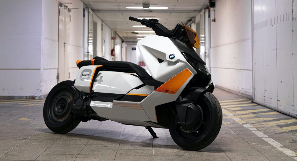 Bmw Motorrad Definition Ce 04 Is Probably The Coolest Electric Scooter Yet Carscoops