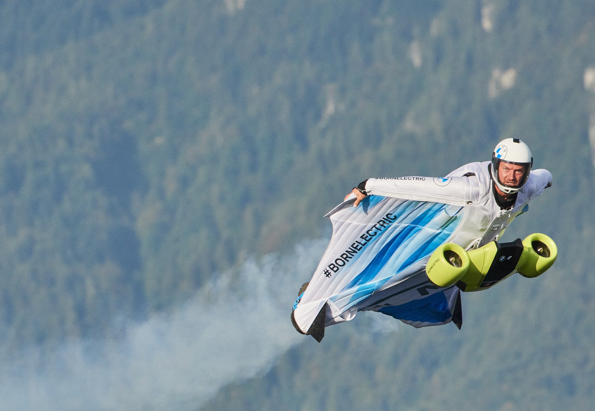 BMW’s Latest Electric Vehicle Is A Wingsuit That Can Hit 186+ MPH