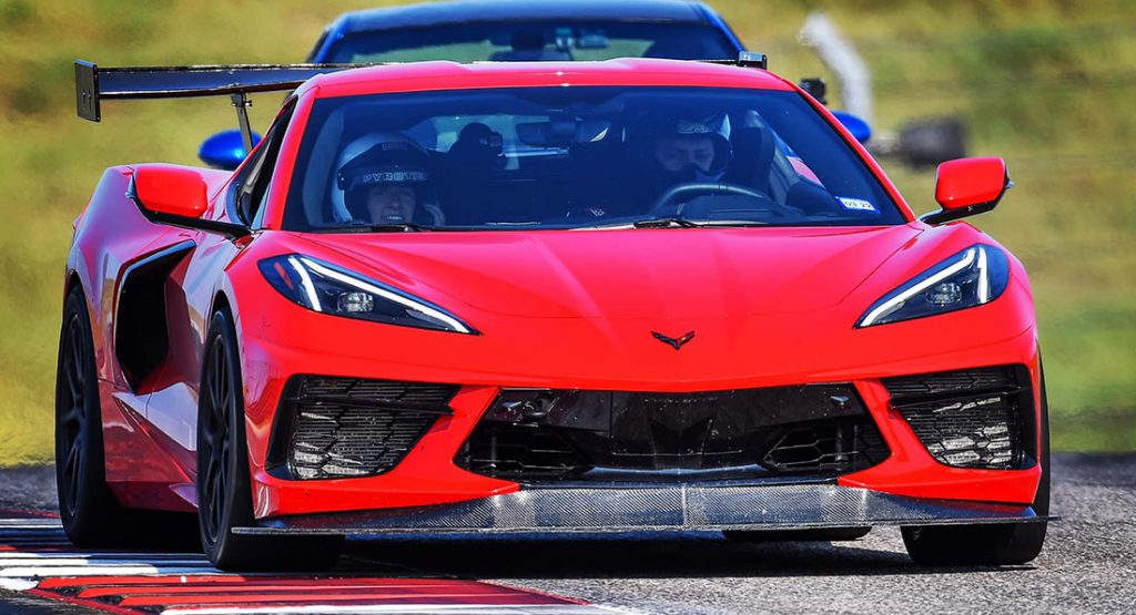 LG Motorsport Gives C8 Corvette Big Rear Wing For Extra Downforce
