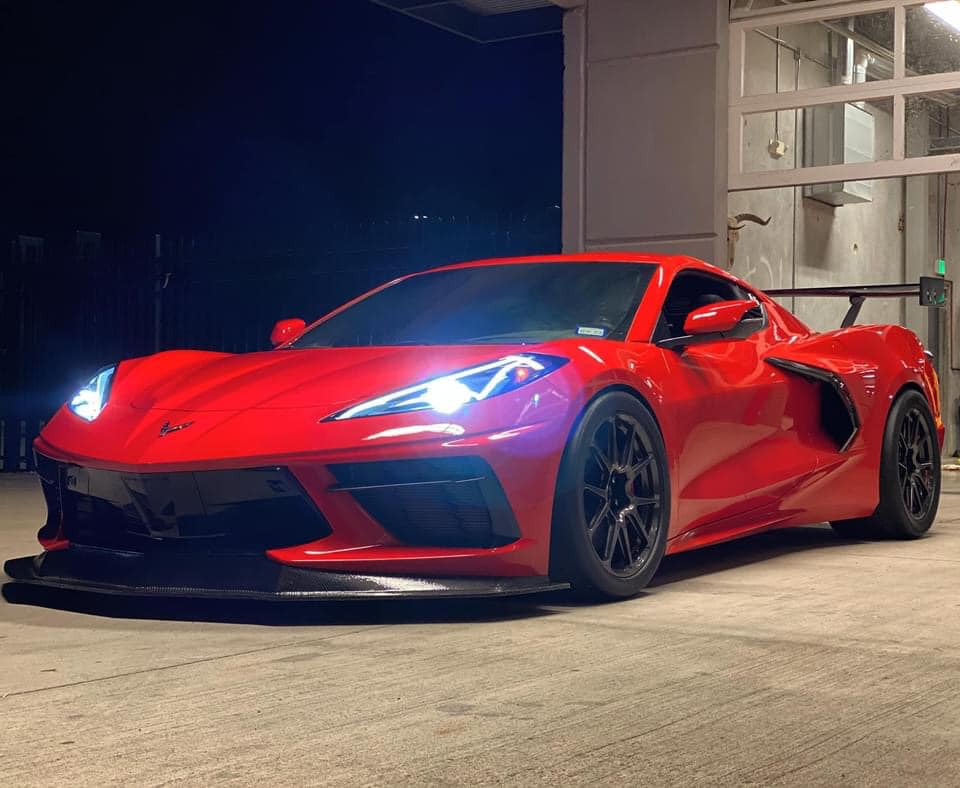 LG Motorsport Gives C8 Corvette Big Rear Wing For Extra Downforce