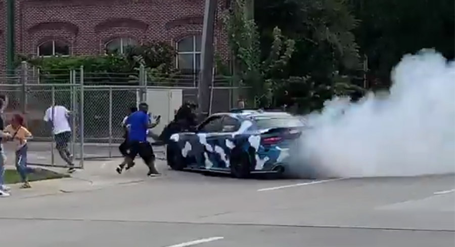  Dodge Charger Ploughs Into Crowd At Houston Car Meet