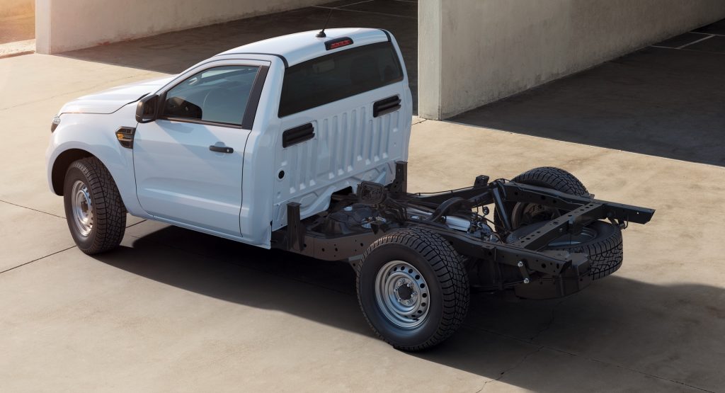  Ford Launches Ranger Chassis Cab Truck In Europe For Special Conversions