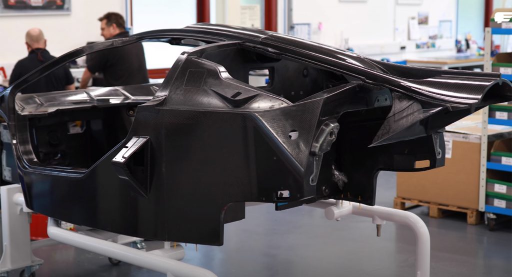  Gordon Murray T.50’s Carbon Monocoque Weighs Just 220 Pounds