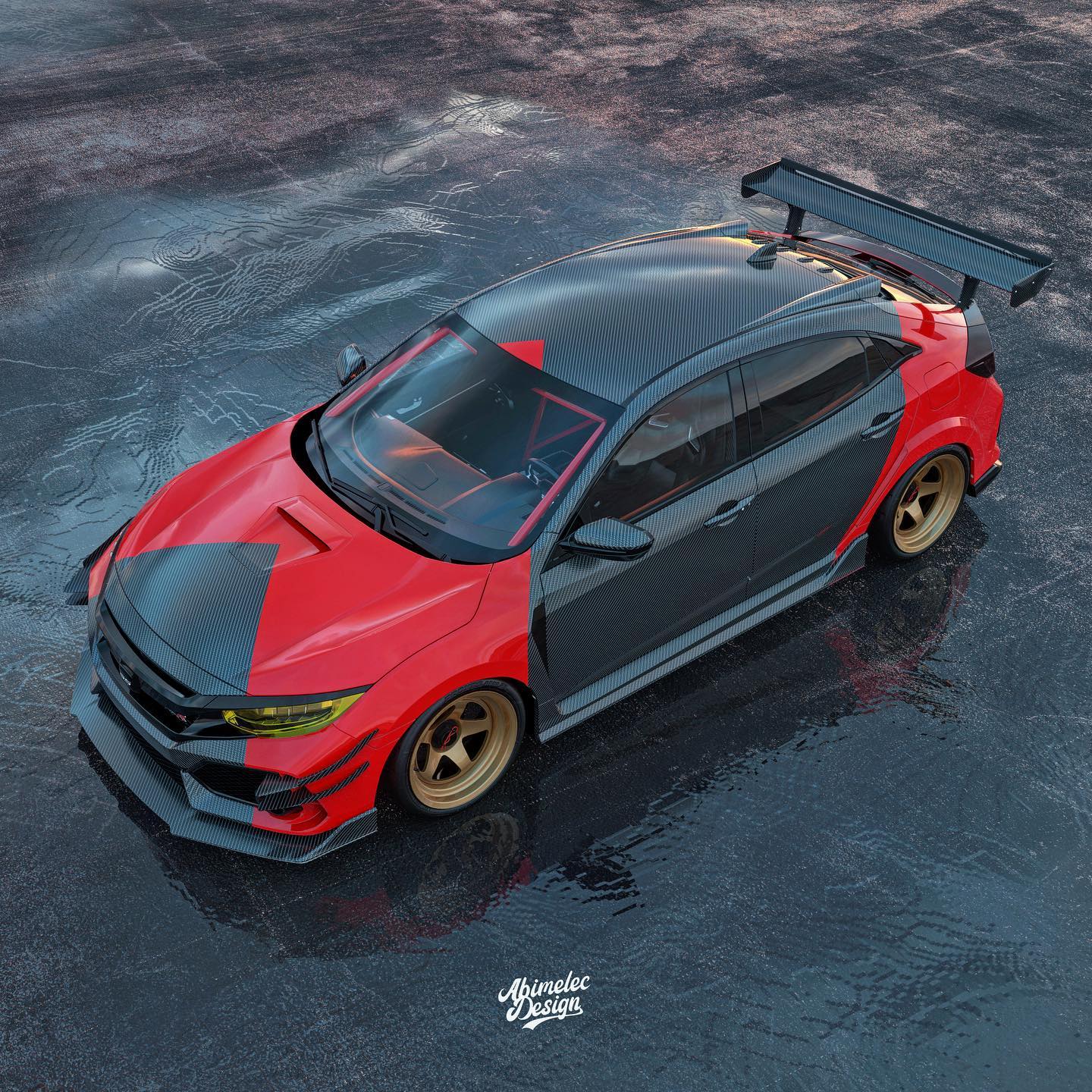 What If Someone Decided To Give The Honda Civic Type R An LS4 V8?