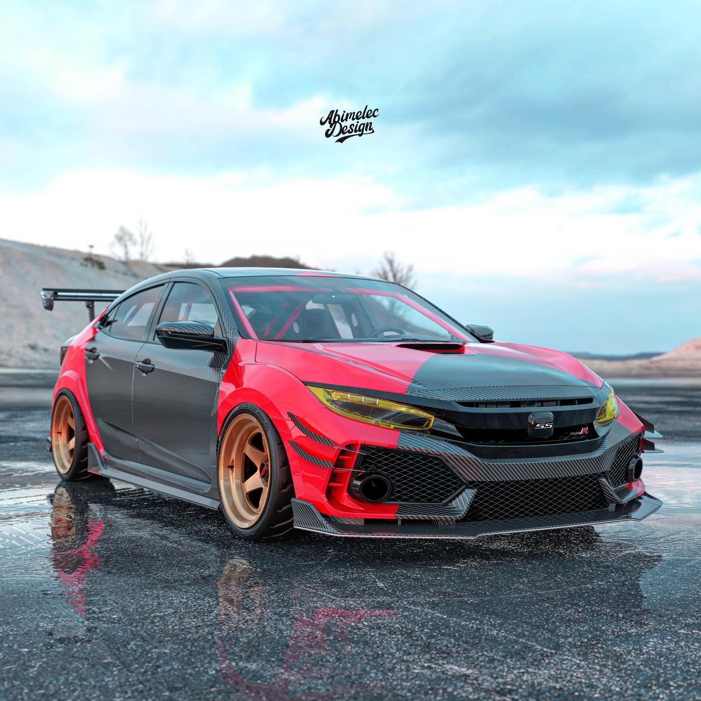 What If Someone Decided To Give The Honda Civic Type R An LS4 V8?