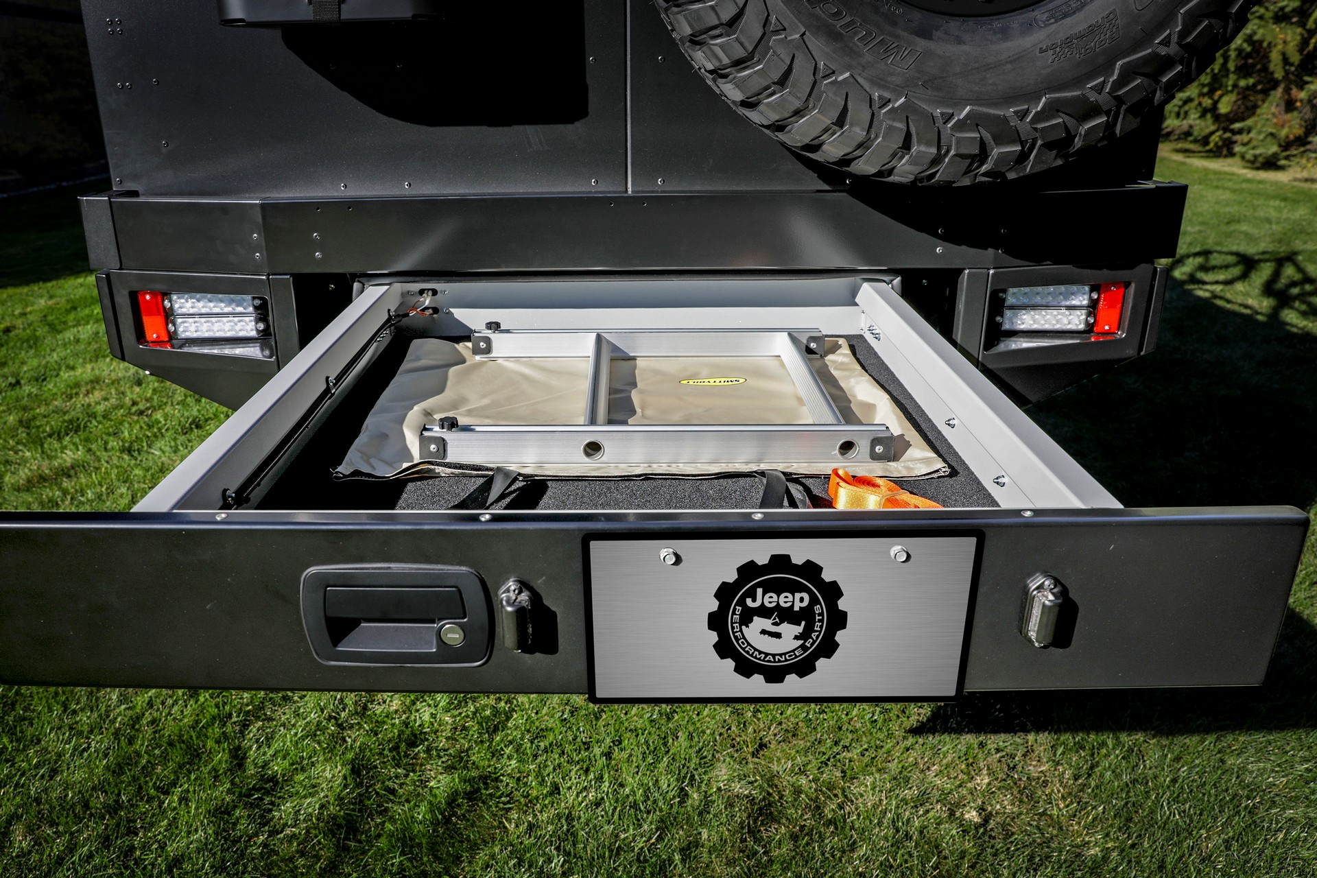 The Jeep Gladiator Top Dog Concept Is A Drivable Tool Box With A Hot Dog Grille