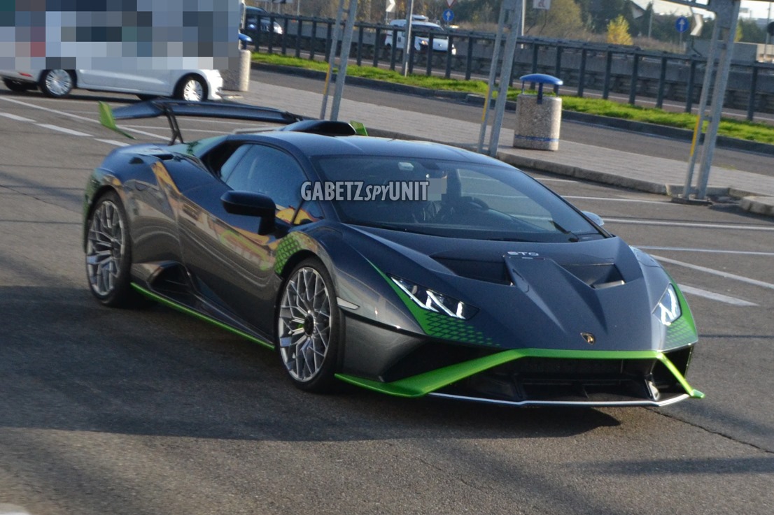 New Lamborghini Huracan STO Snapped In Italy With A Unique Livery