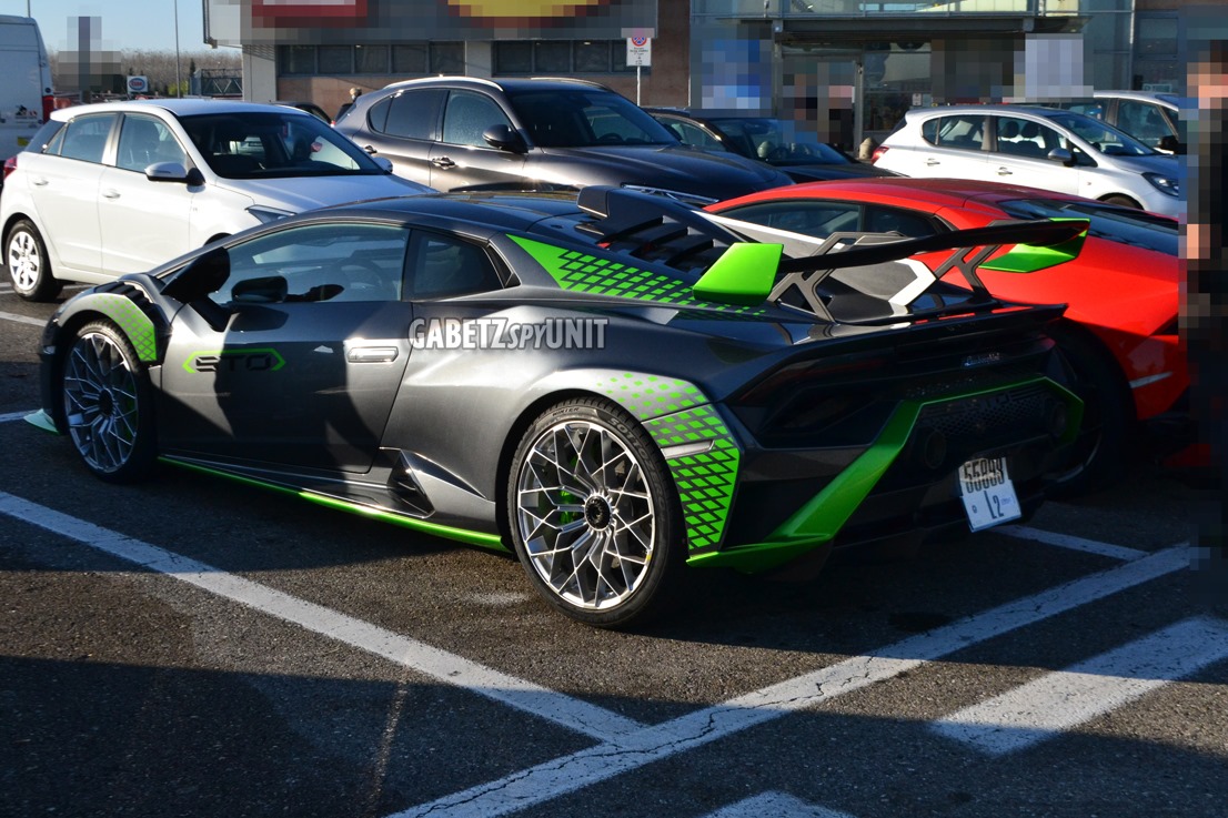 New Lamborghini Huracan STO Snapped In Italy With A Unique Livery
