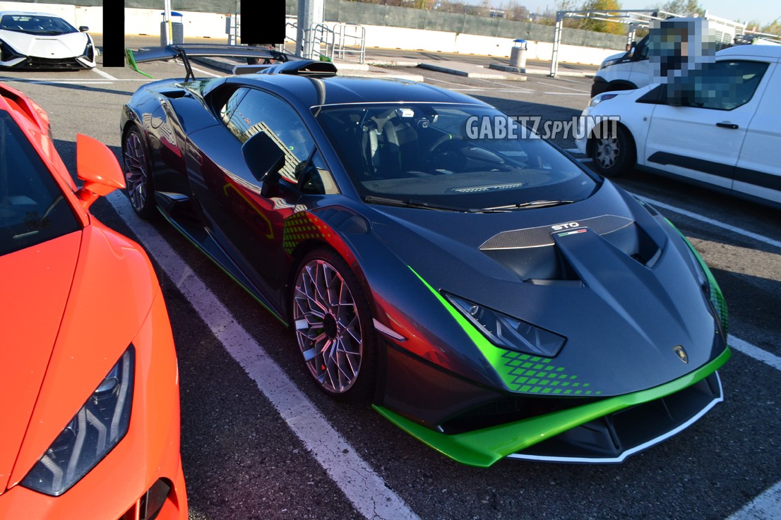 New Lamborghini Huracan STO Snapped In Italy With A Unique Livery