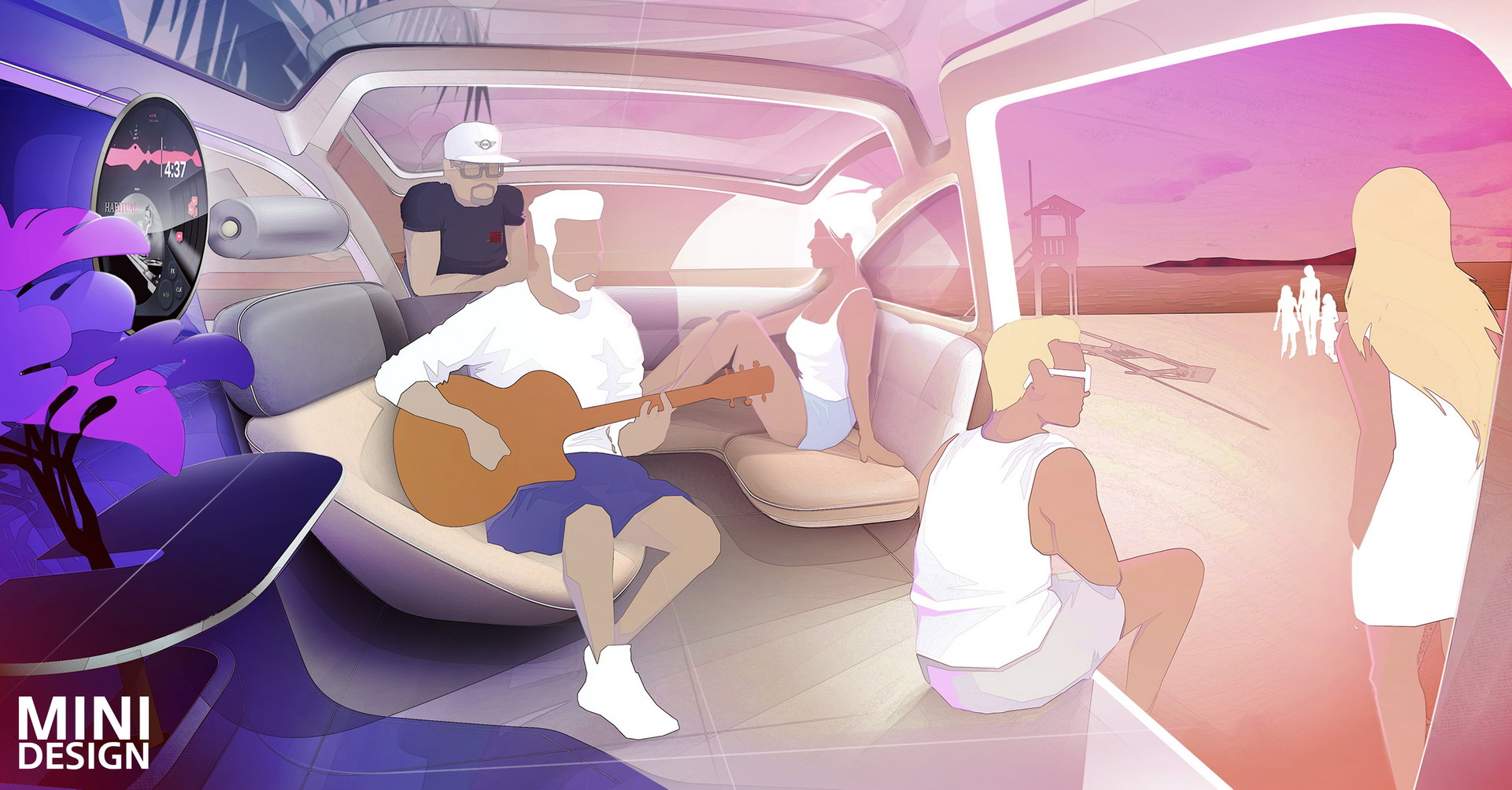 MINI Vision Urbanaut Is As A Futuristic Autonomous Minivan Doubling As A Chic Urban Hangout